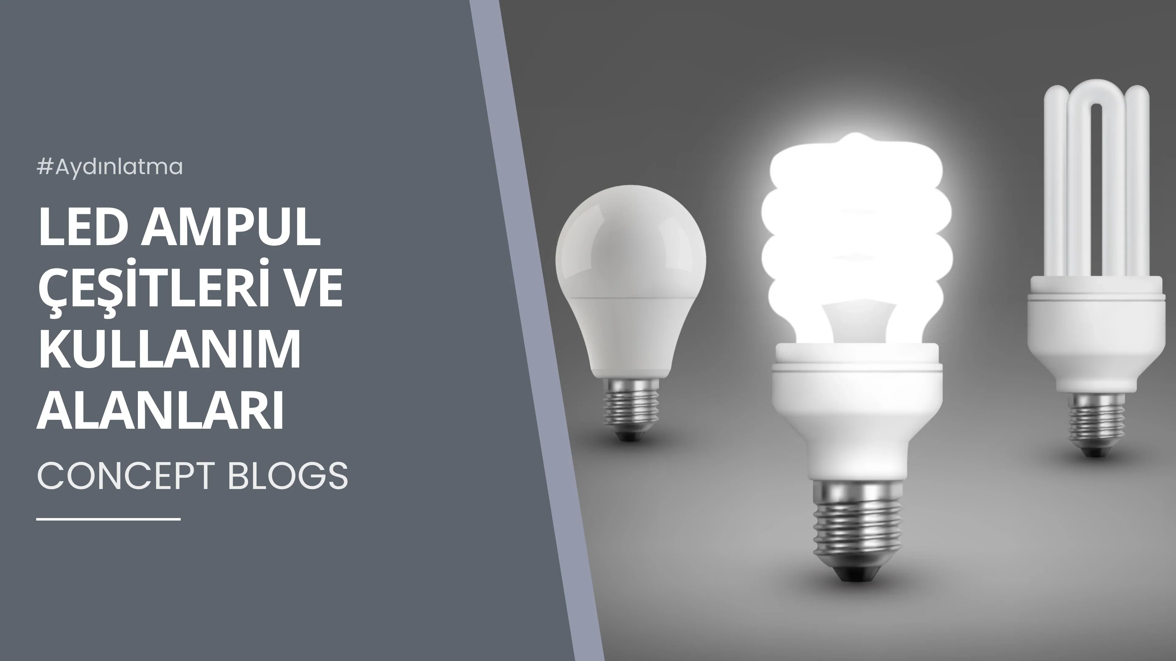 LED Ampul Çeşitleri ve Kullanım Alanları