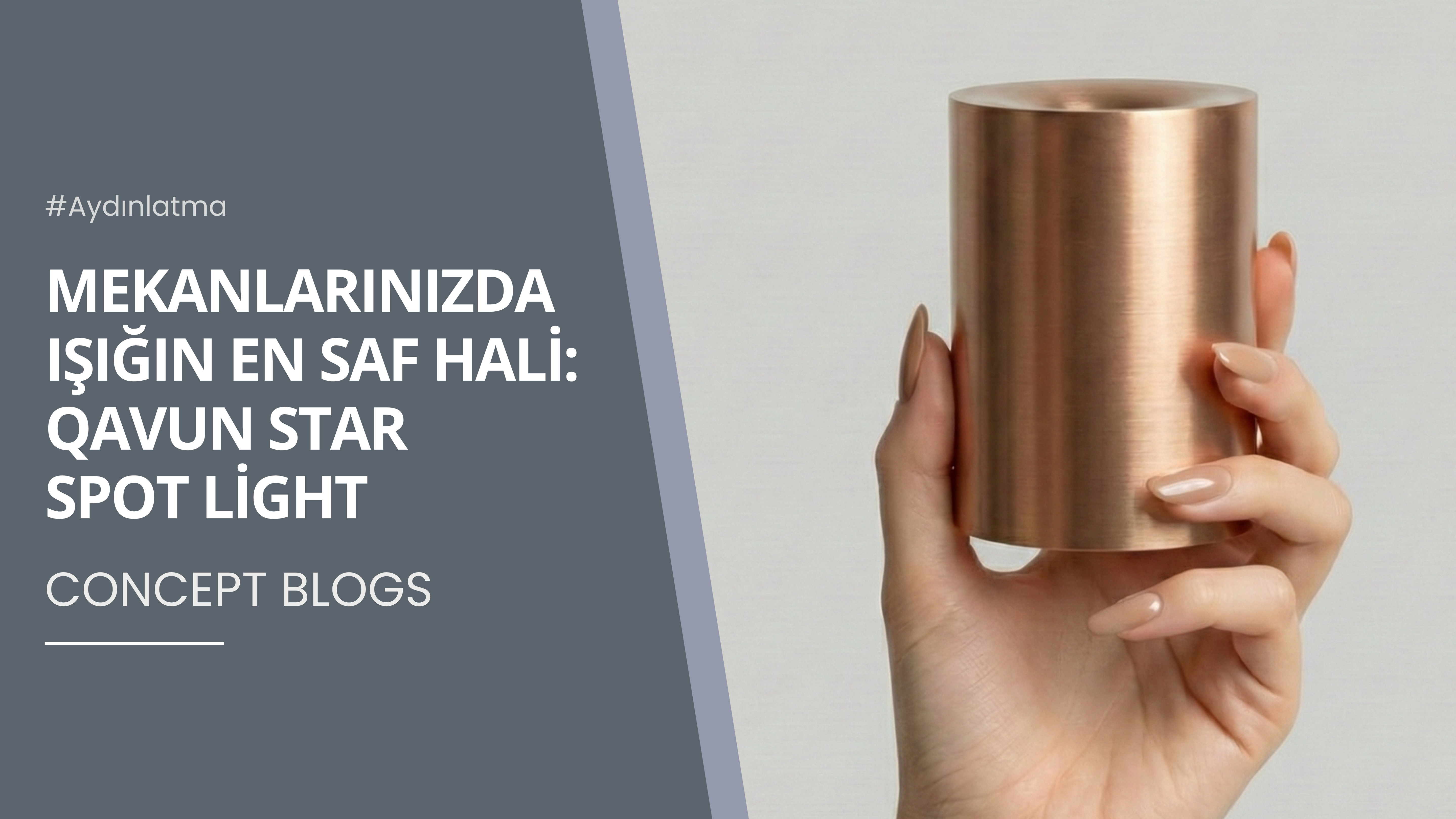 Mekanlarınızda Işığın En Saf Hali: Qavun Star Spot Light