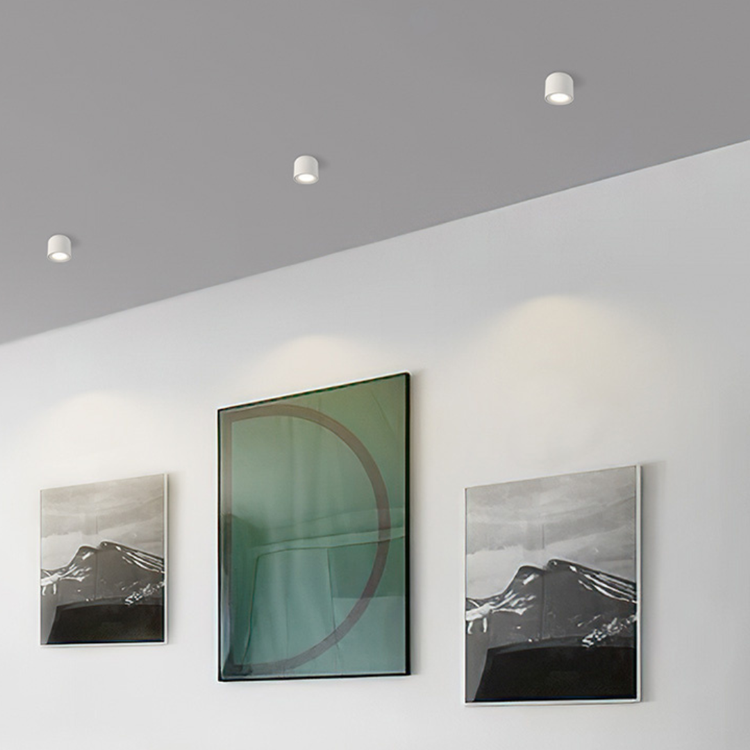 Qavun Arte Bone Beyaz Sıva Üstü Downlight