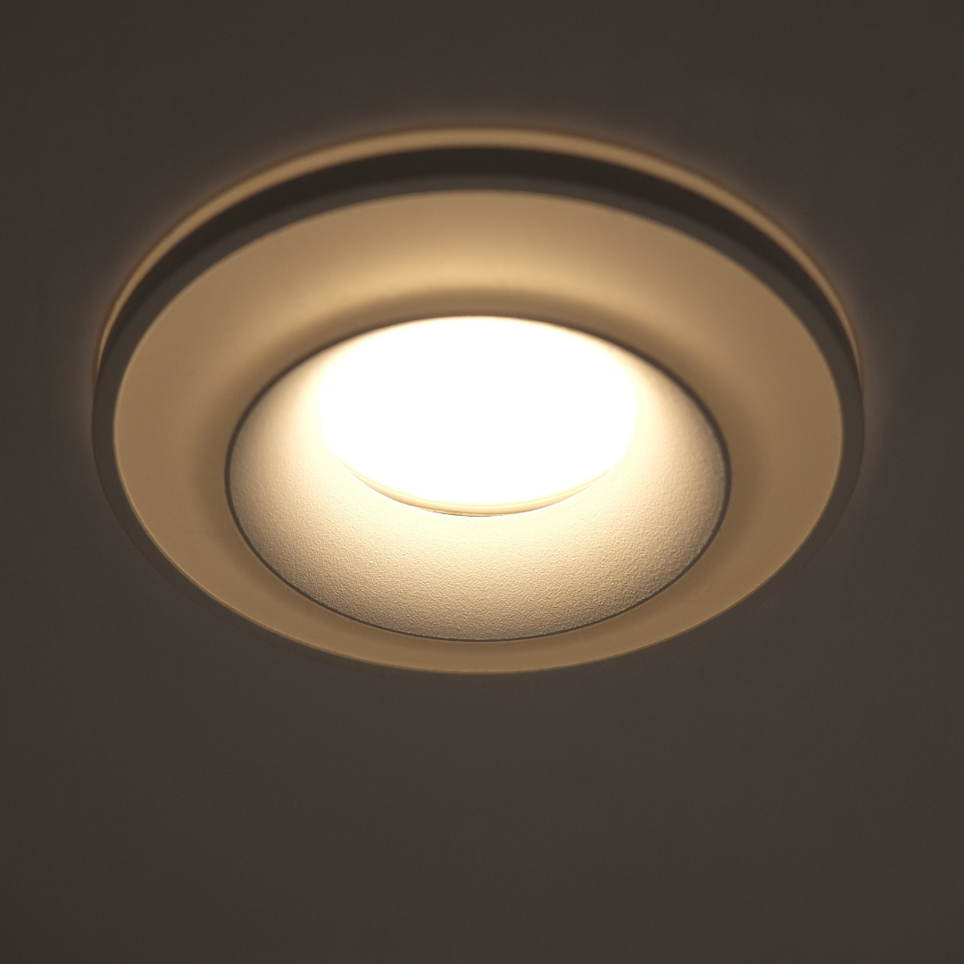 Qavun Holo Serisi Yuvarlak Beyaz Spot Light QV 11201-007