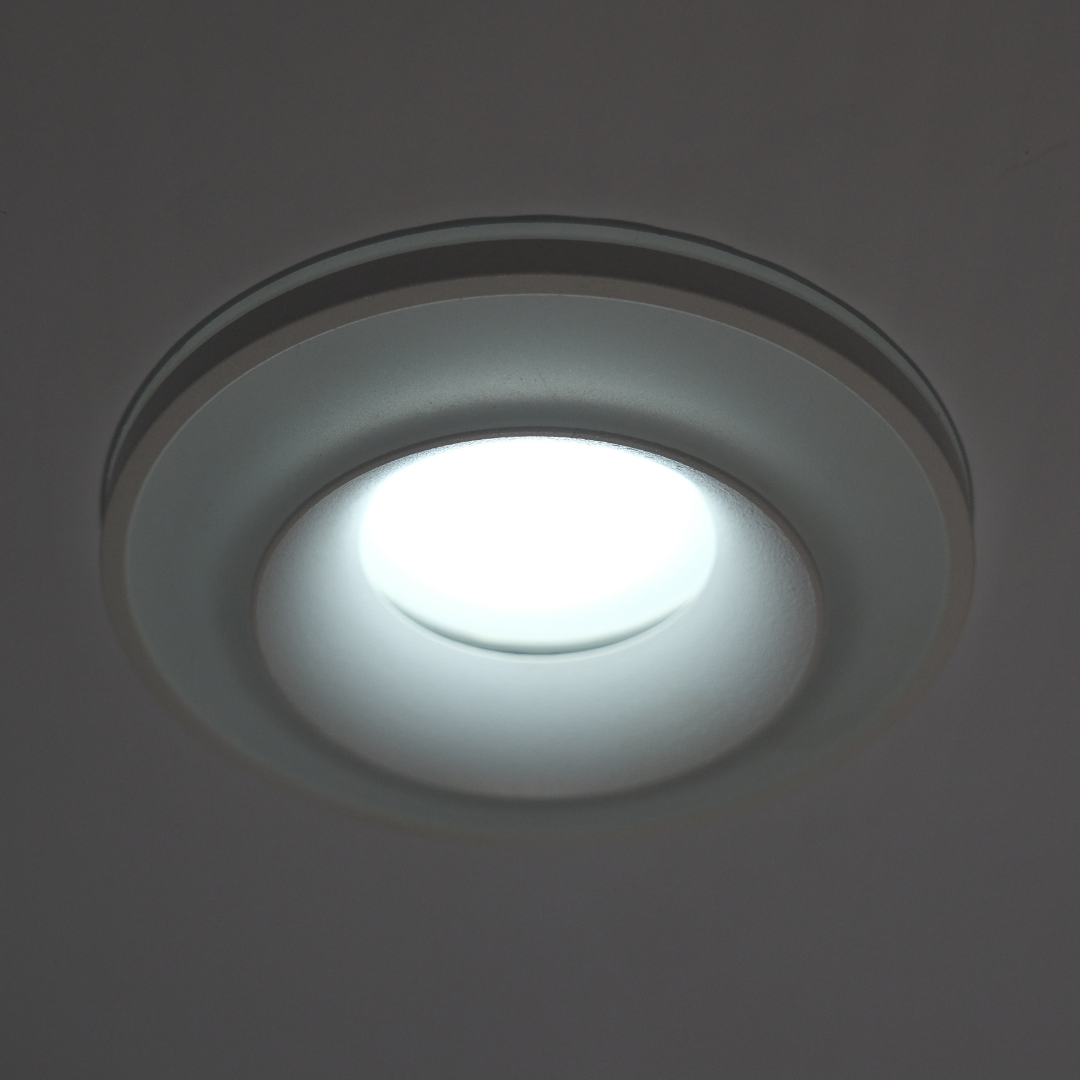 Qavun Holo Serisi Yuvarlak Beyaz Spot Light QV 11201-007