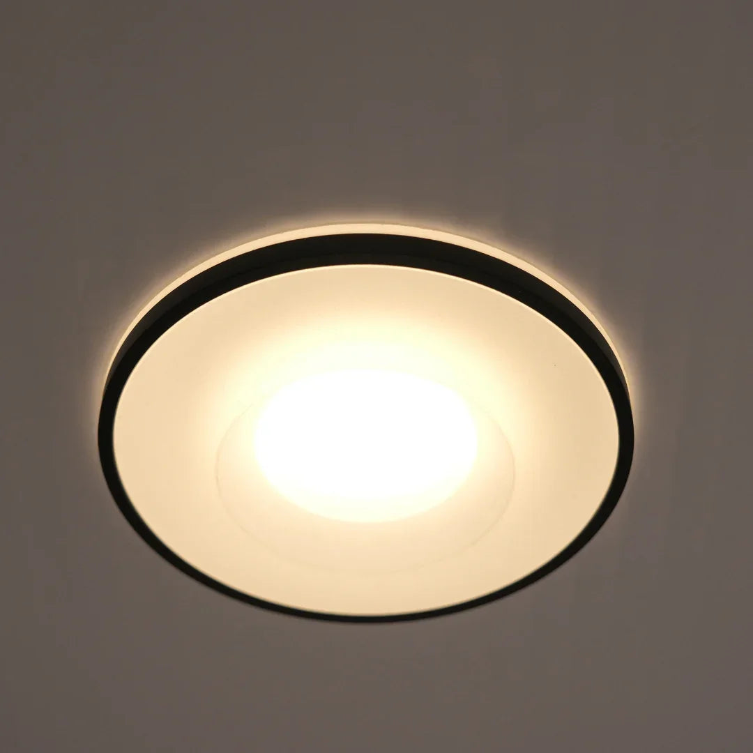 Qavun Holo Serisi Yuvarlak Siyah Spot Light QV 11202-009