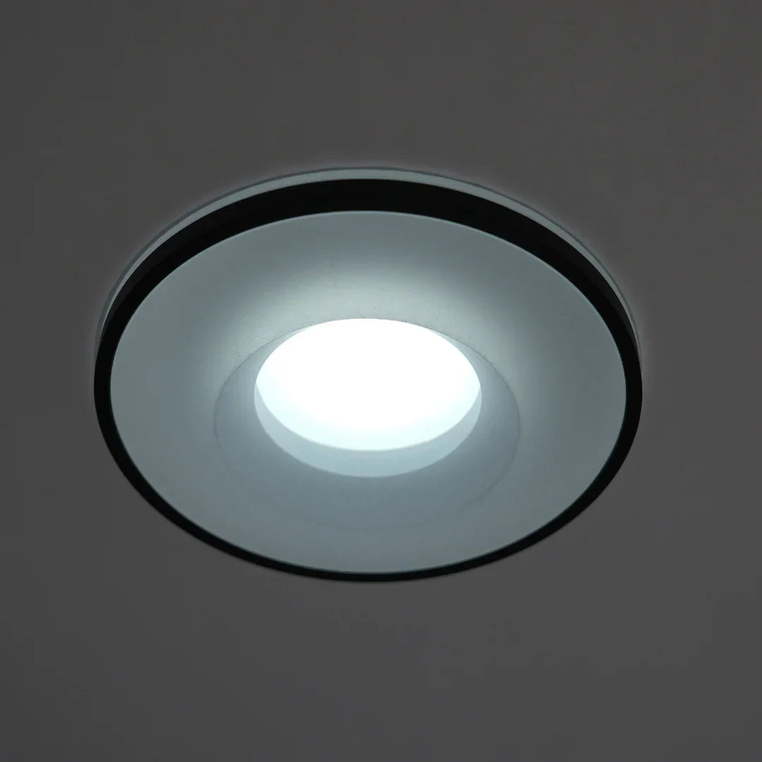 Qavun Holo Serisi Yuvarlak Siyah Spot Light QV 11202-009
