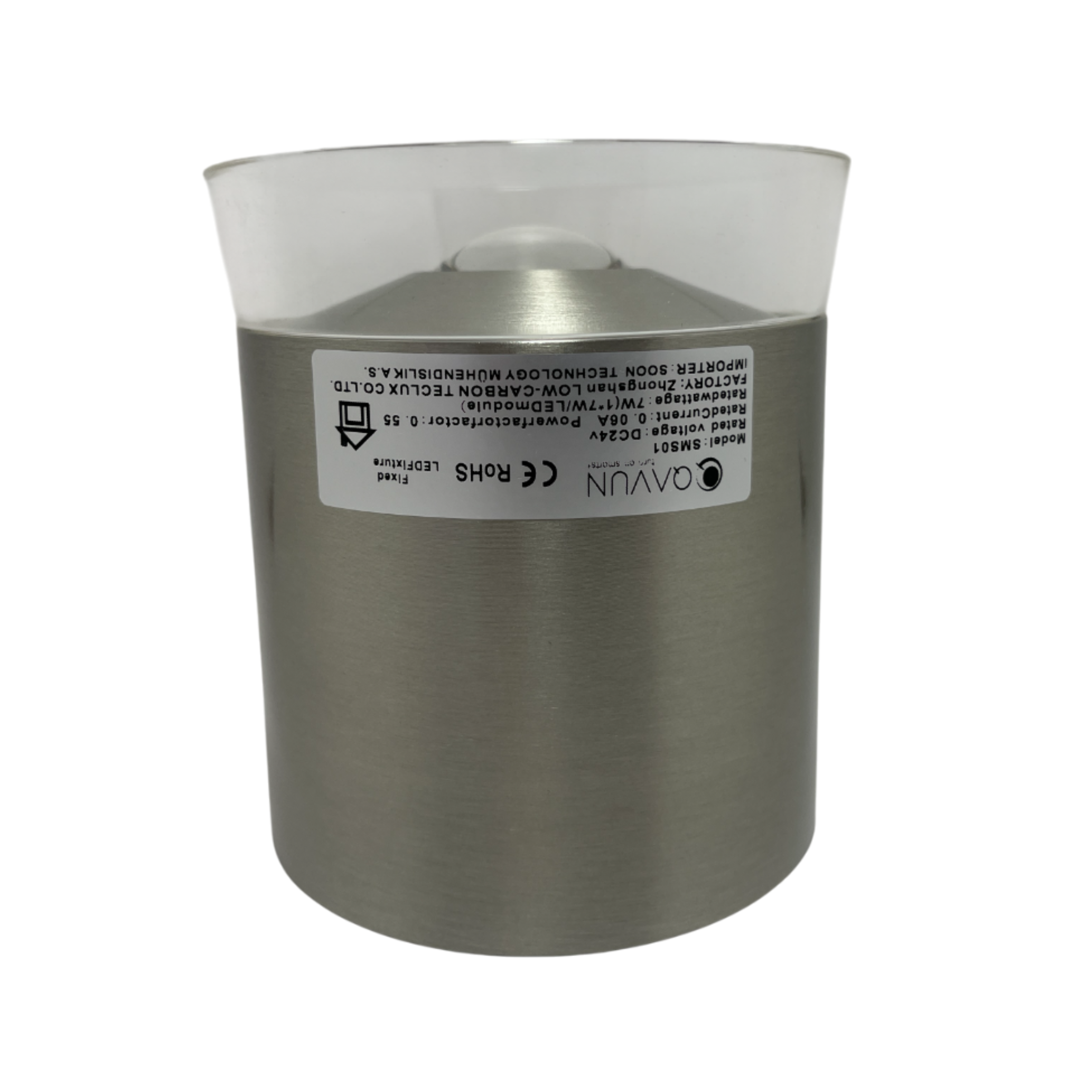 Qavun Arte Orb Nikel Sıva Üstü Downlight