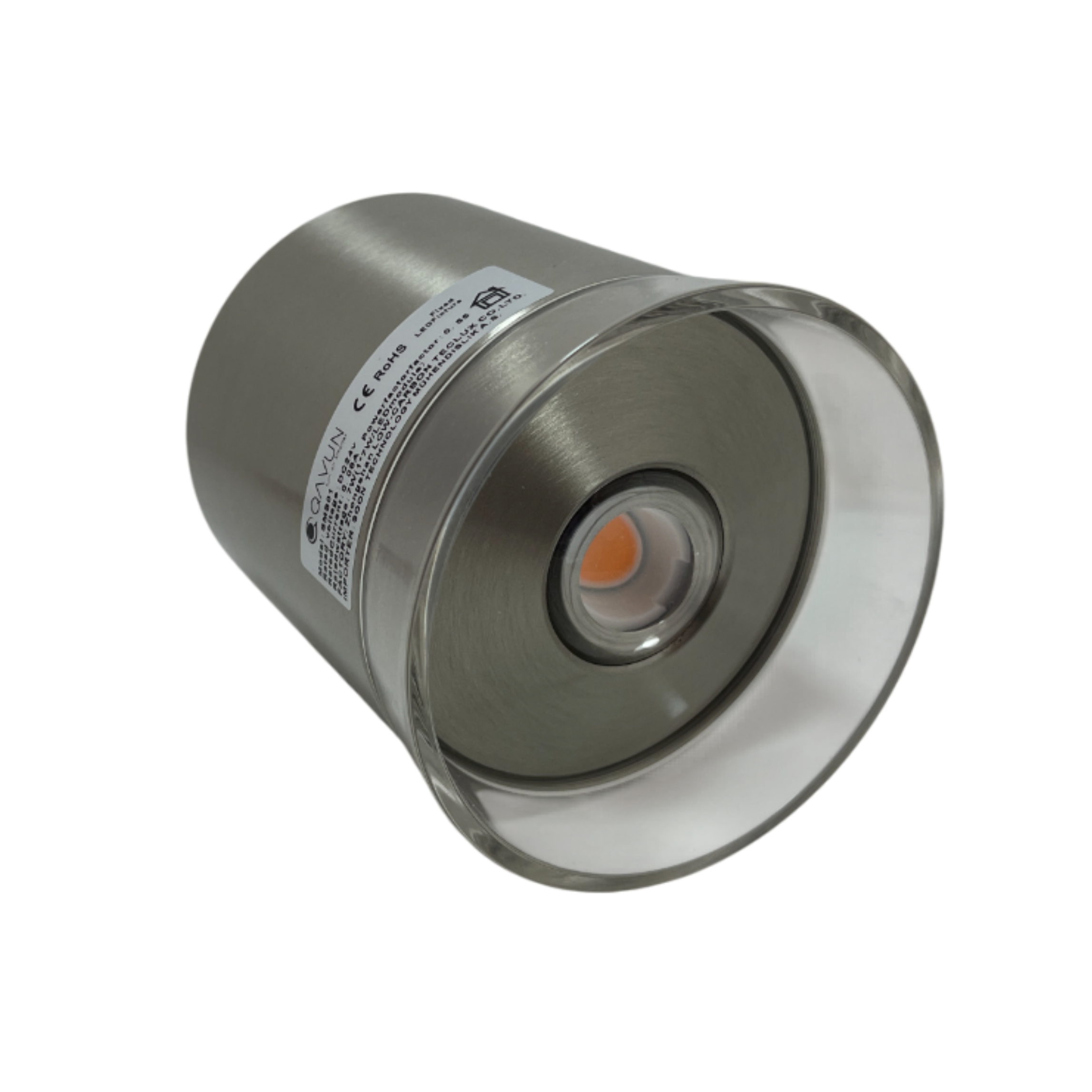 Qavun Arte Orb Nikel Sıva Üstü Downlight