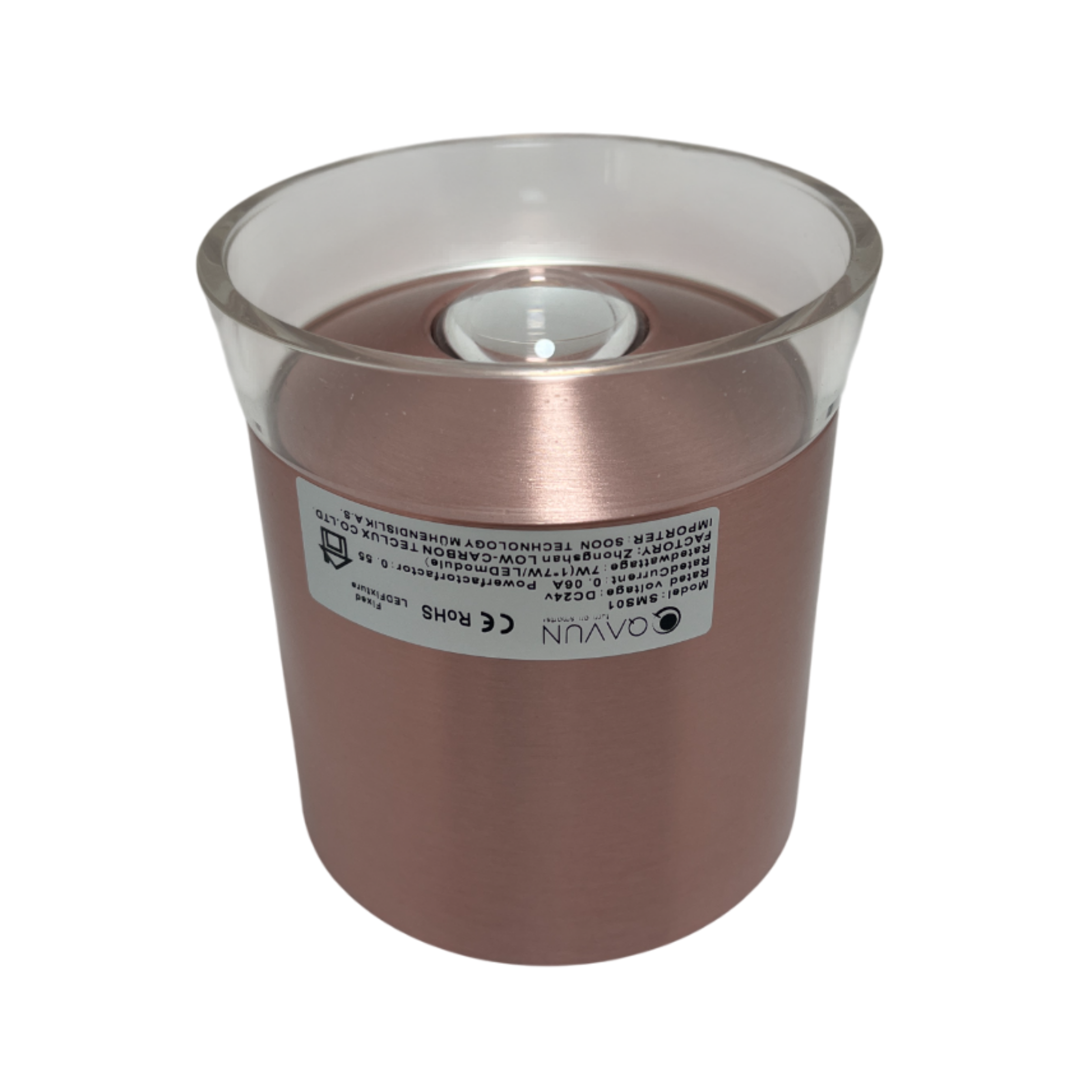 Qavun Arte Orb Nikel Sıva Üstü Downlight