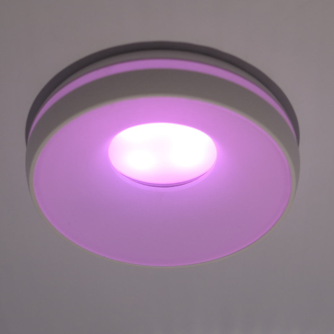 Qavun Holo Serisi Yuvarlak Beyaz Spot Light QV 11201-008