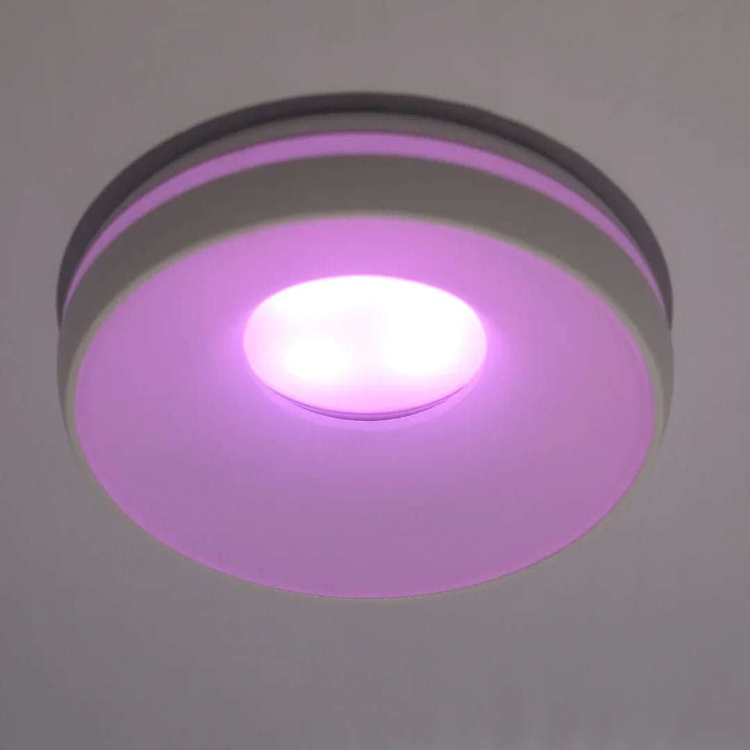 Qavun Holo Serisi Yuvarlak Beyaz Spot Light QV 11201-008