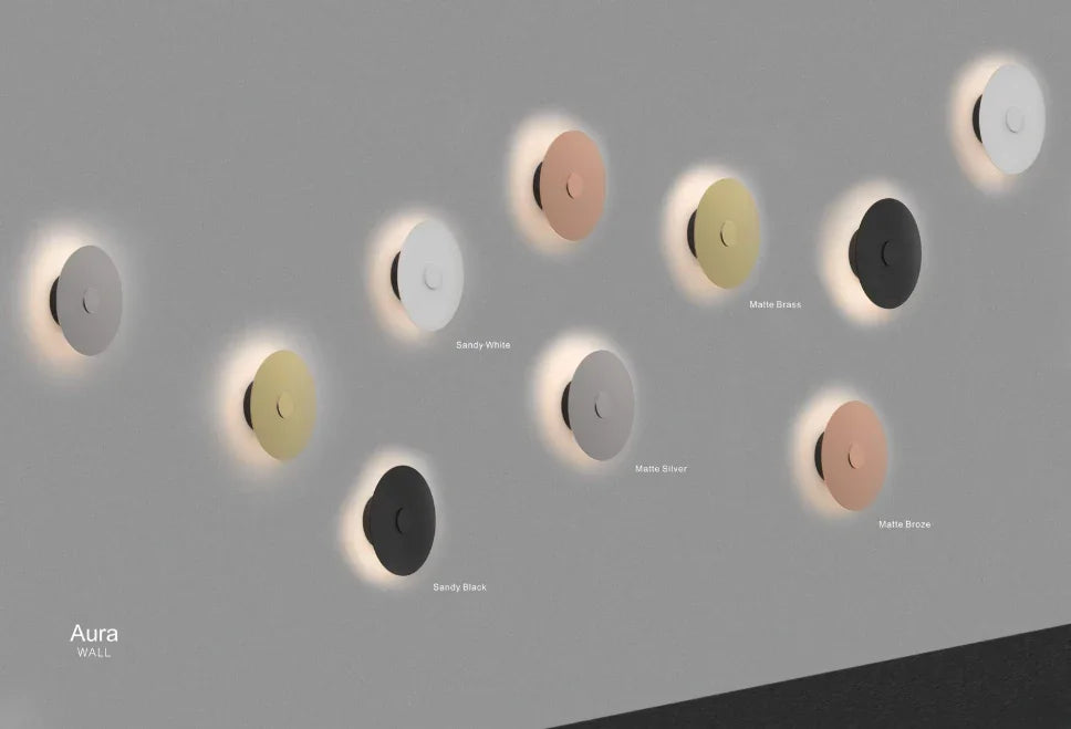 Qavun Bronze Aura Wall Light