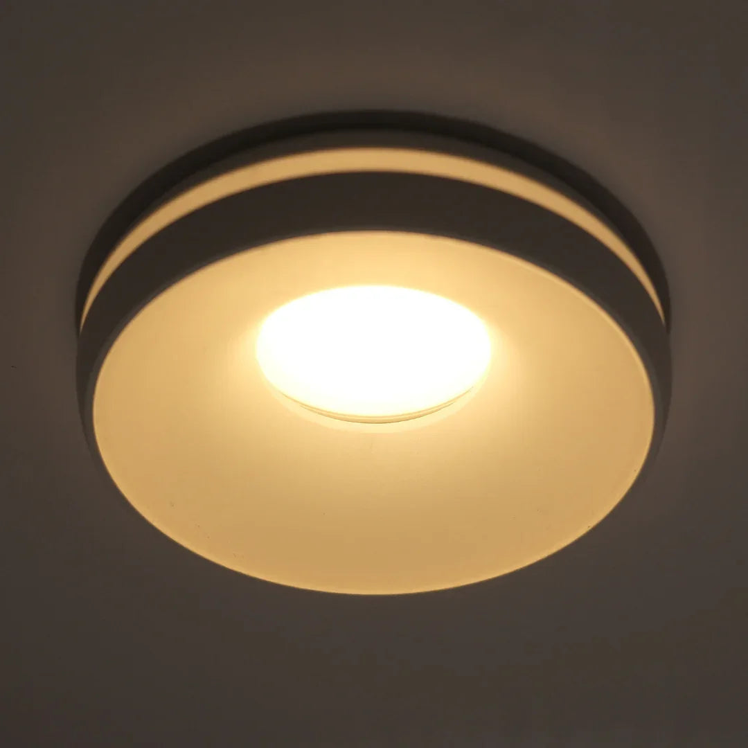 Qavun Holo Serisi Yuvarlak Beyaz Spot Light QV 11201-008