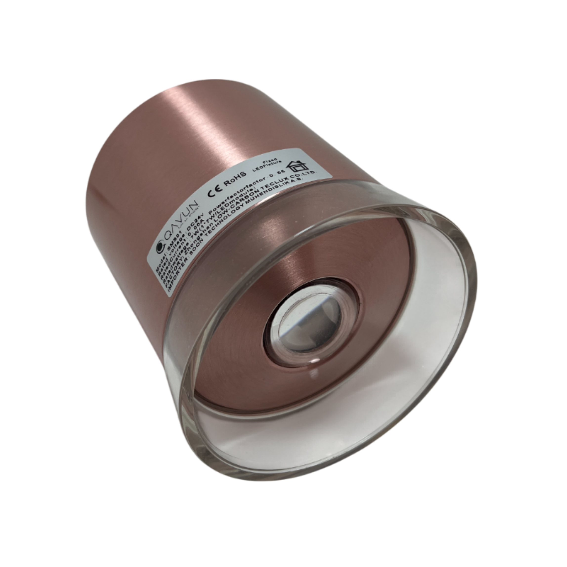 Qavun Arte Orb Nikel Sıva Üstü Downlight