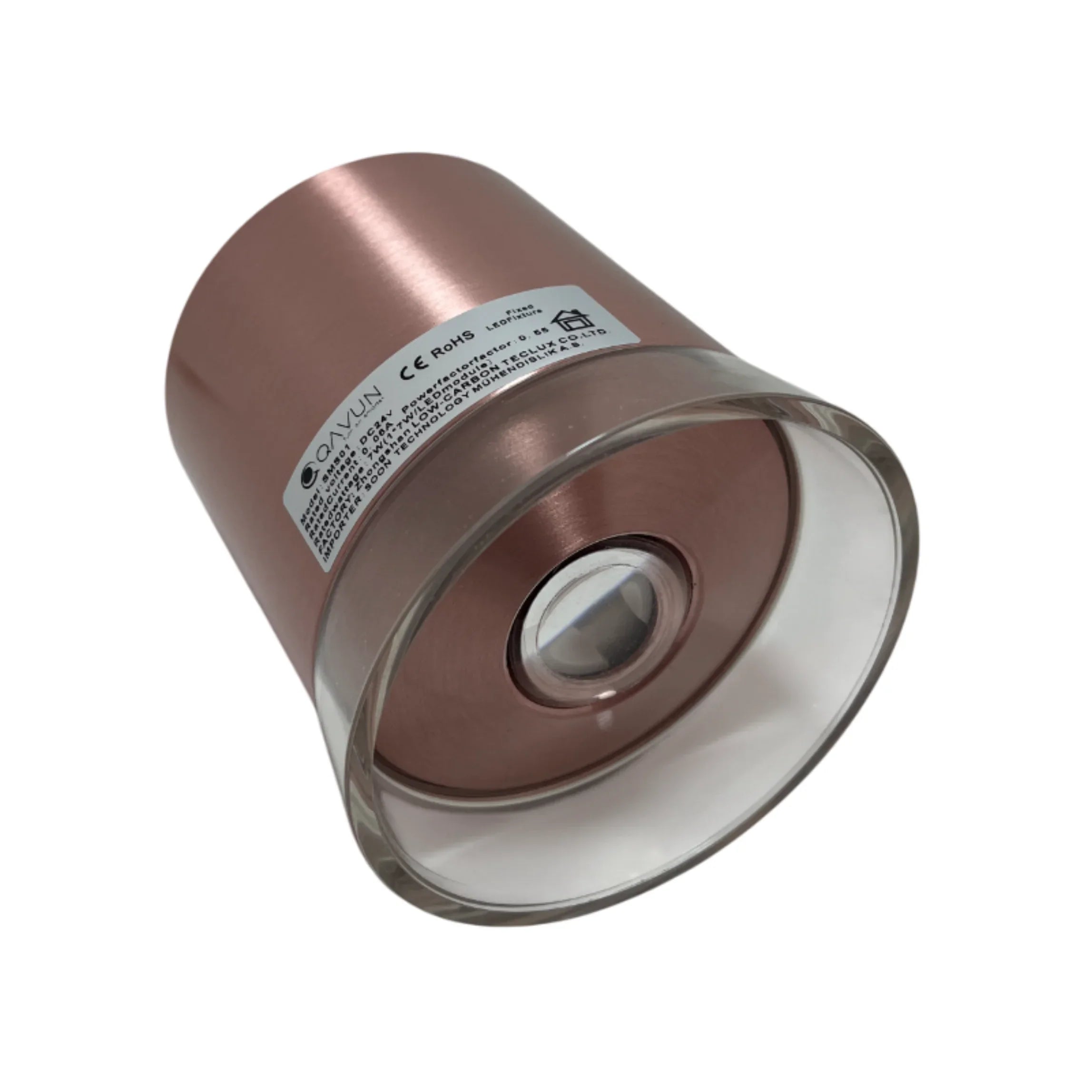 Qavun Arte Orb Nikel Sıva Üstü Downlight