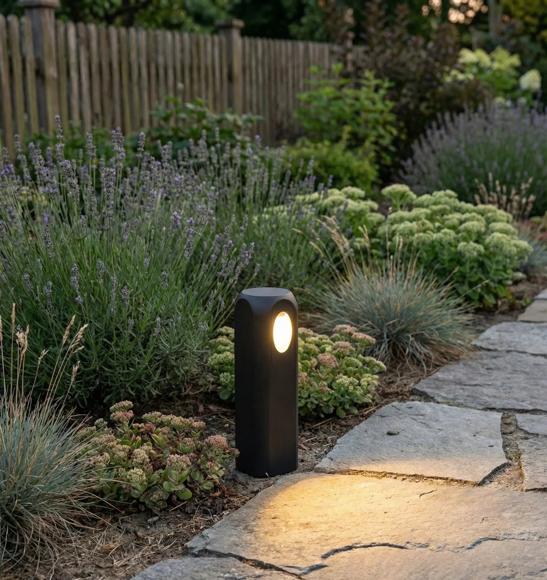 Qavun Stone Outdoor Bollard