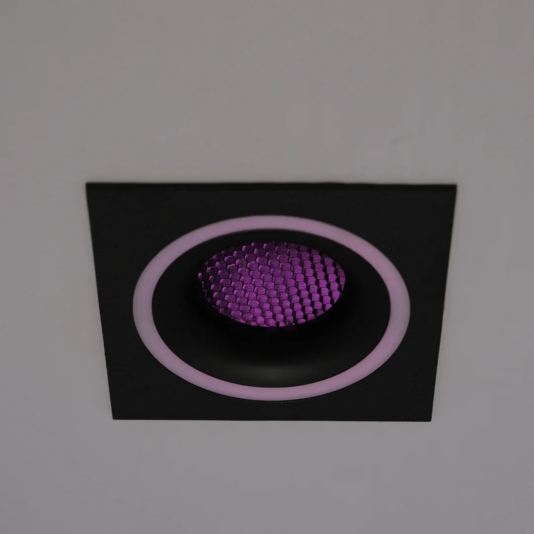 Qavun Holo Serisi Kare Siyah Bal Peteği Spot Light QV 11202-003