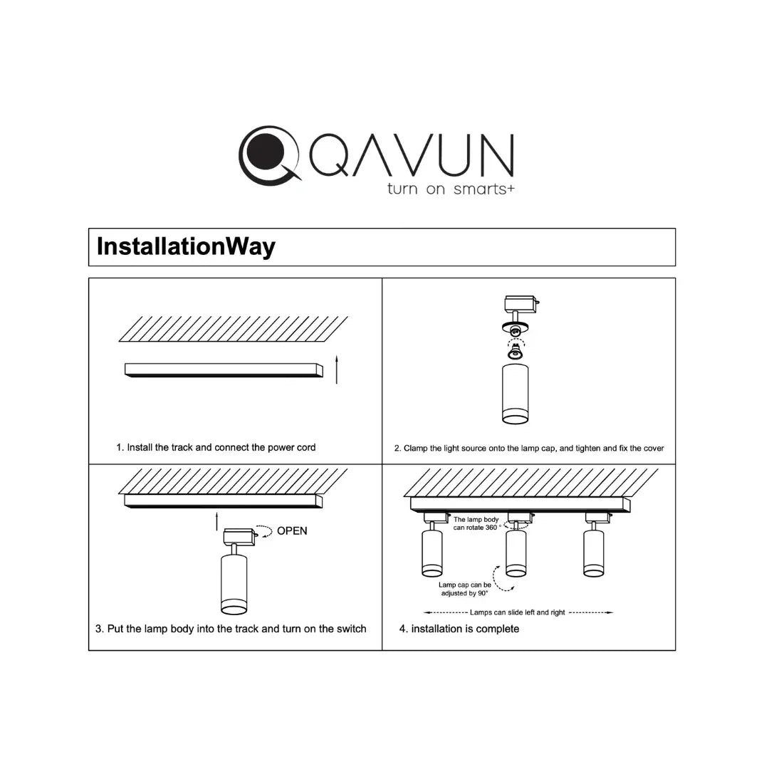 Qavun Retro Serisi Yuvarlak Beyaz Ray Spot QV 15202-021