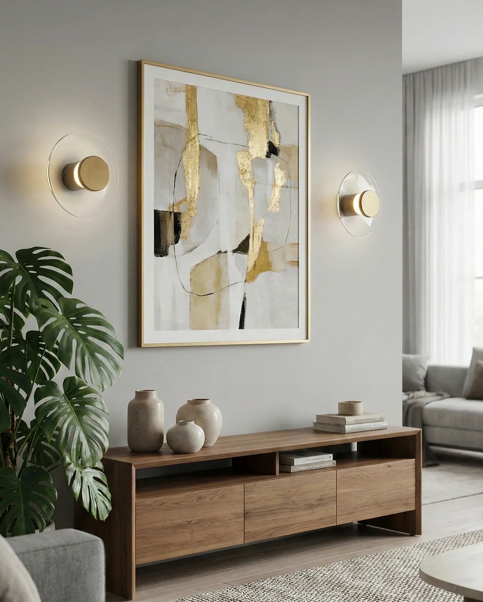Qavun Glass Wall Light