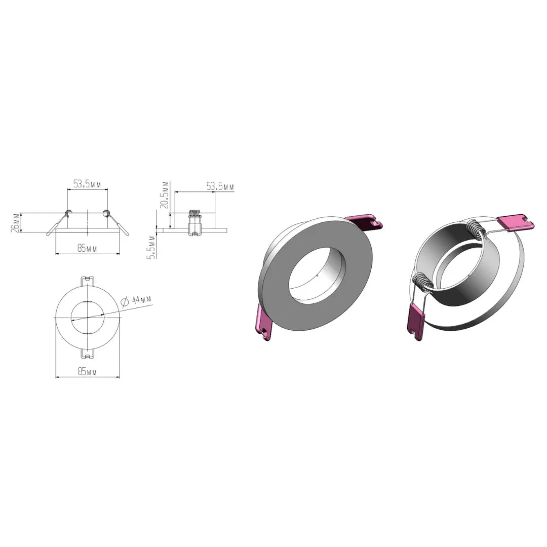 Qavun Holo Serisi Banyo Spot Light QV 11201-017