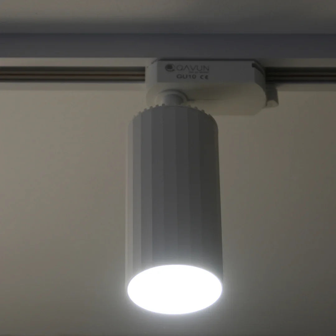Qavun Retro Serisi Yuvarlak Beyaz Ray Spot QV 15201-021