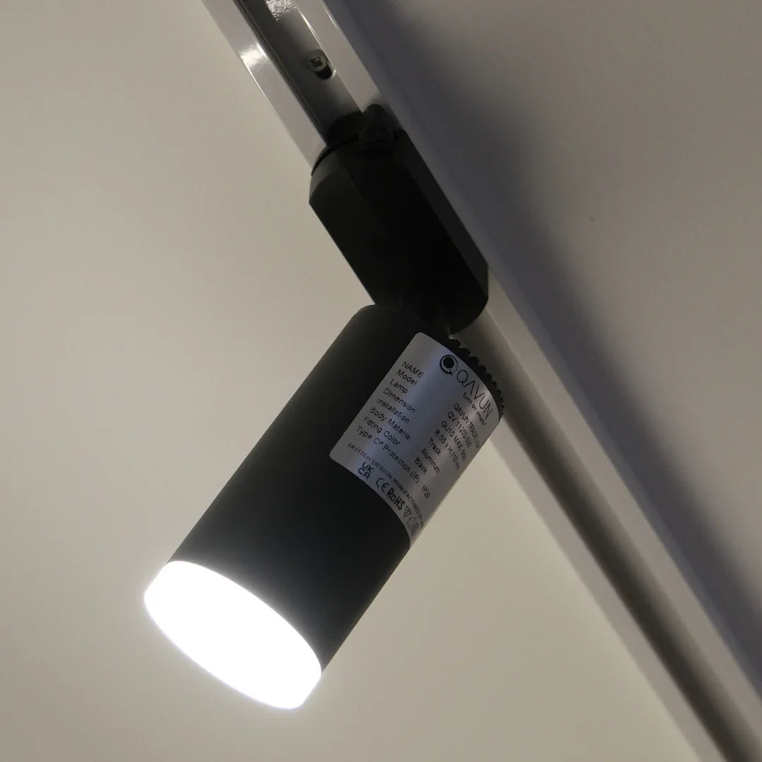 Qavun Holo Serisi Yuvarlak Siyah Ray Spot Light QV 15202-020