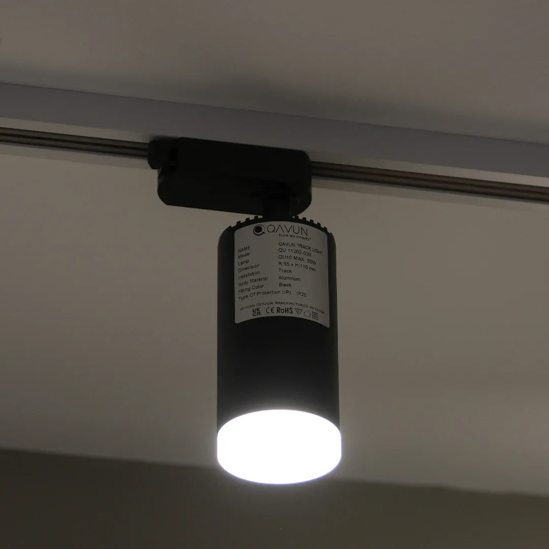 Qavun Holo Serisi Yuvarlak Siyah Ray Spot Light QV 15202-020