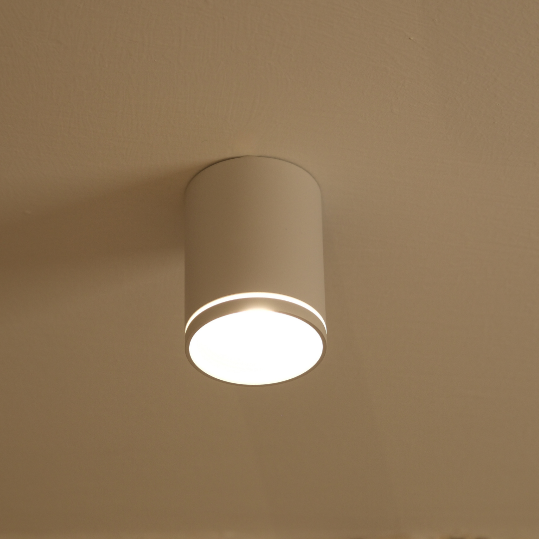 Qavun Holo Serisi Yuvarlak Beyaz Sıva Üstü Spot Light QV 12201-011