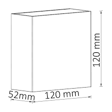 ACK AH07-03500 3000K Günışığı 4W Beyaz Kasa Led Duvar Apliği - Ack