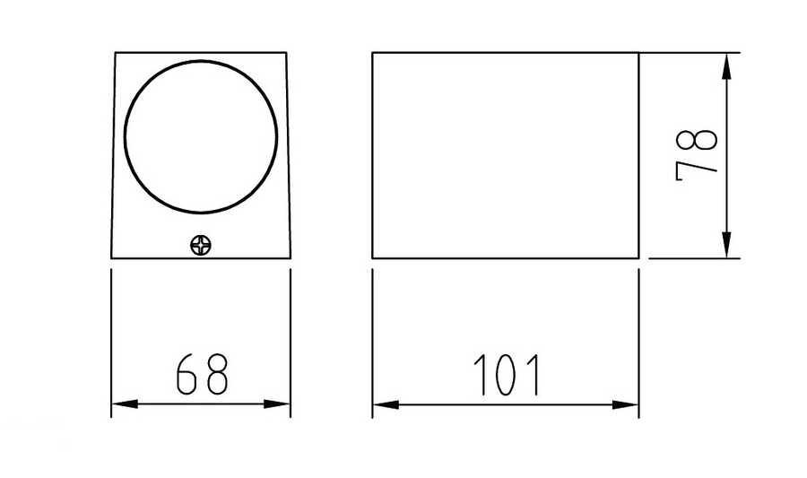 Alüminyum Antrasit Bahçe Aplik JW948 AN - Jupiter