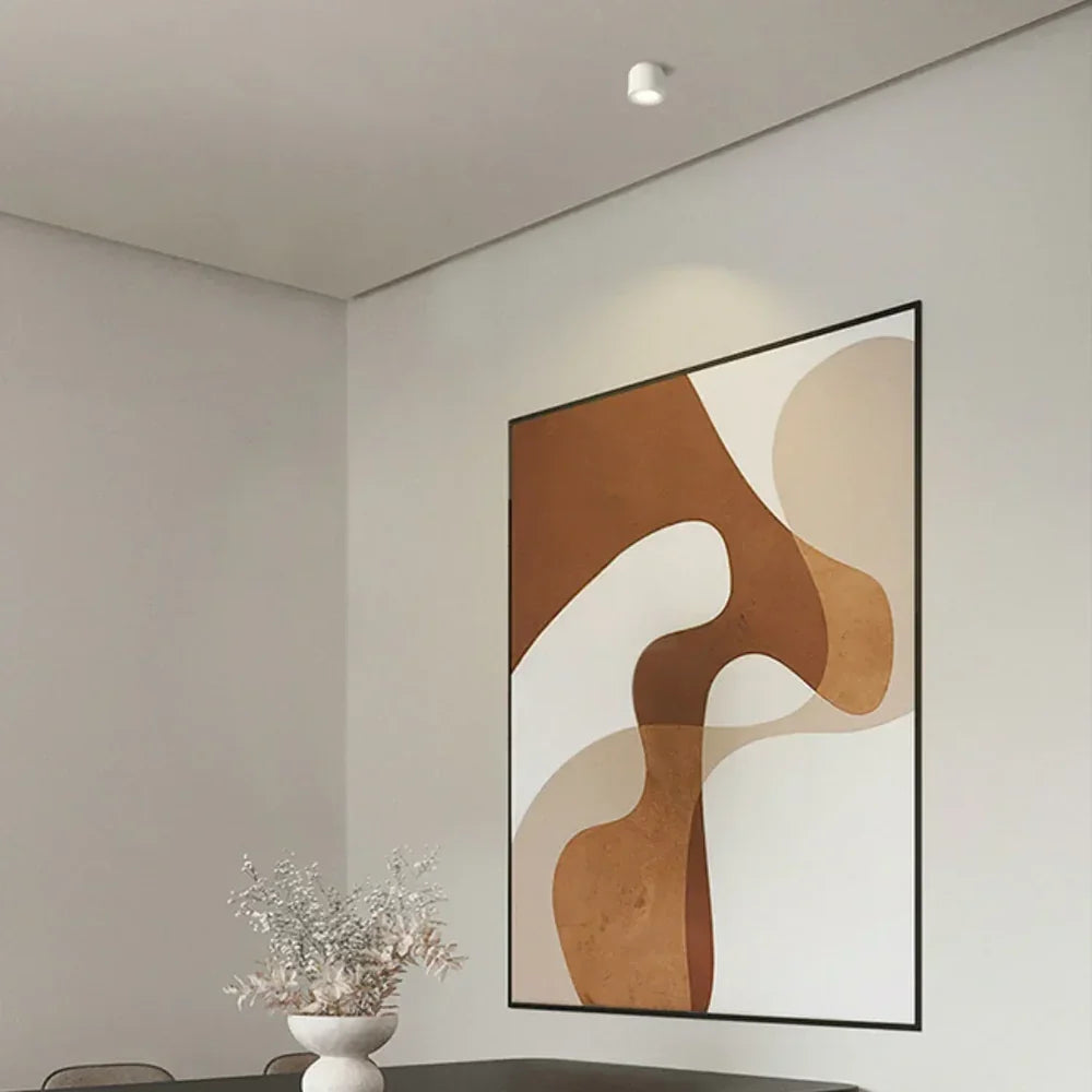 QAVUN Arte Bone Sıva Üstü Downlight – Beyaz