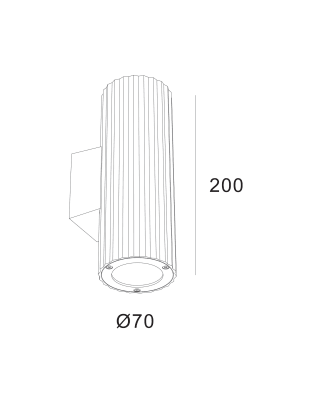Bahçe Siyah Aplik - Jupiter