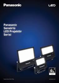 Panasonic Floodlight Sensörlü Led Projektör 20W 6500K