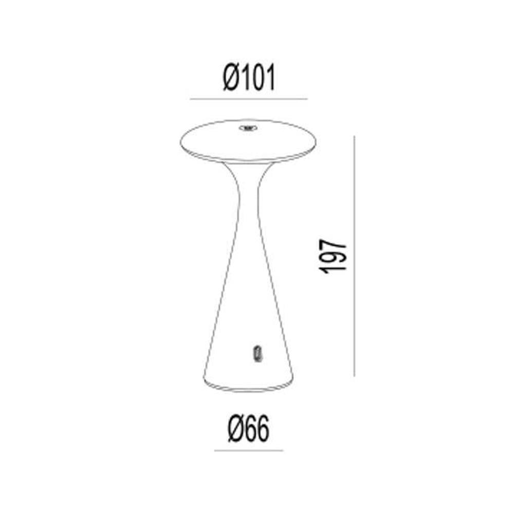 Jupiter 1,5W Taşınabilir Antrasit Masa Lambası JT002 AN - Jupiter