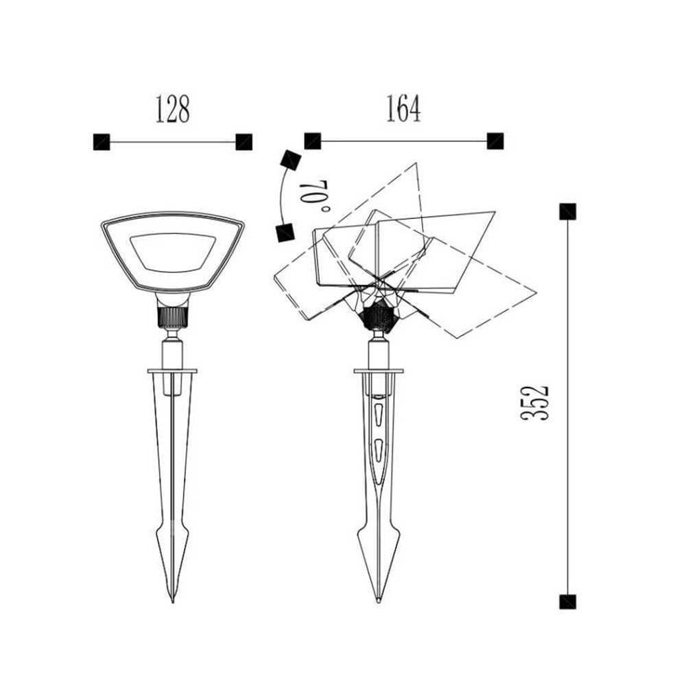 Jupiter Led Kazıklı Akıllı Bahçe Spot LG901 - Jupiter