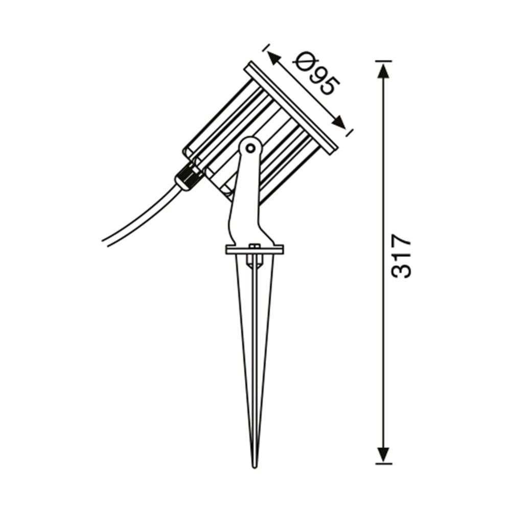Jupiter Led'li Bahçe Spot LG987 - Jupiter