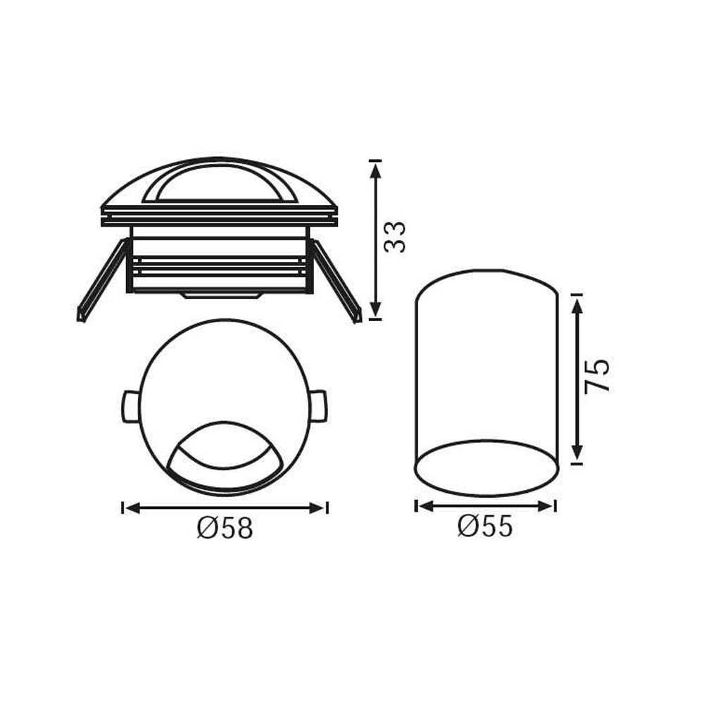 Jupiter Ledl'li Duvar Armatürü LW972 S