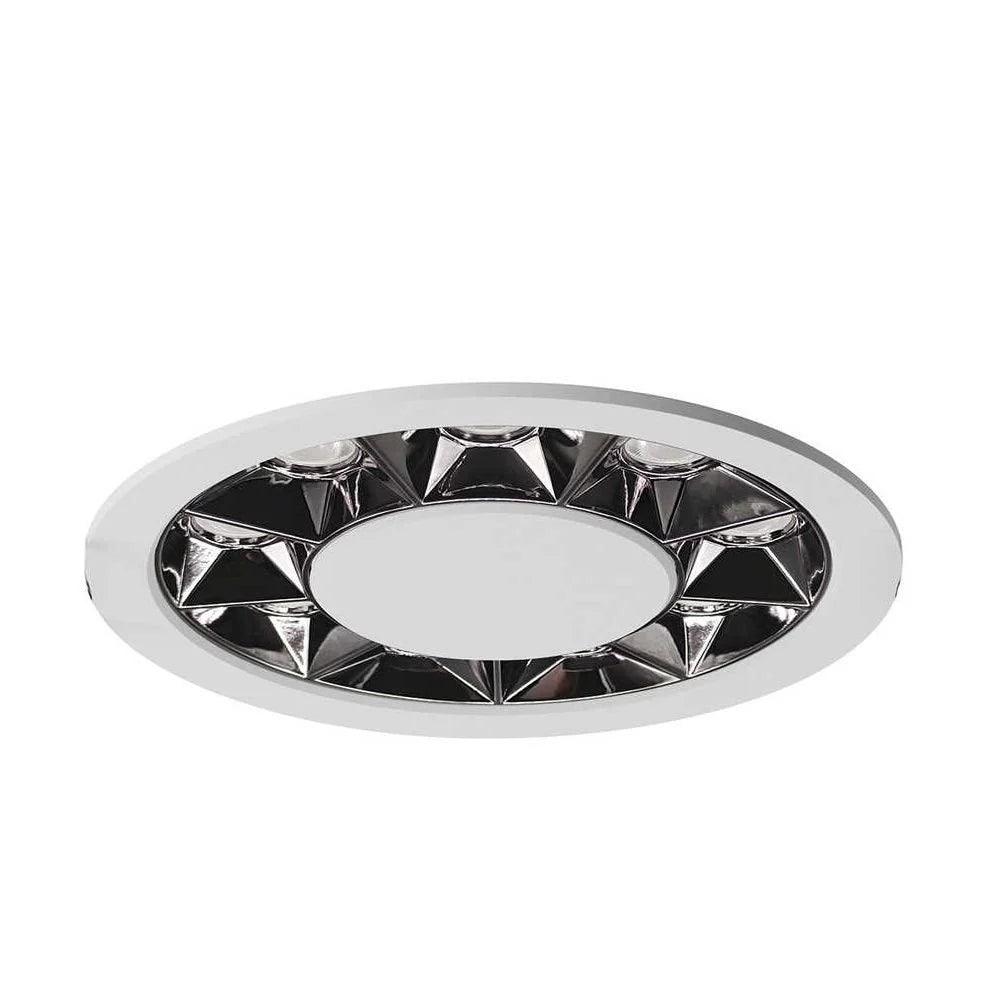 JUPITER LS501 B&SK 12 Watt Beyaz-Koyu Krom Sıva Altı Yuvarlak LED Spot - Jupiter