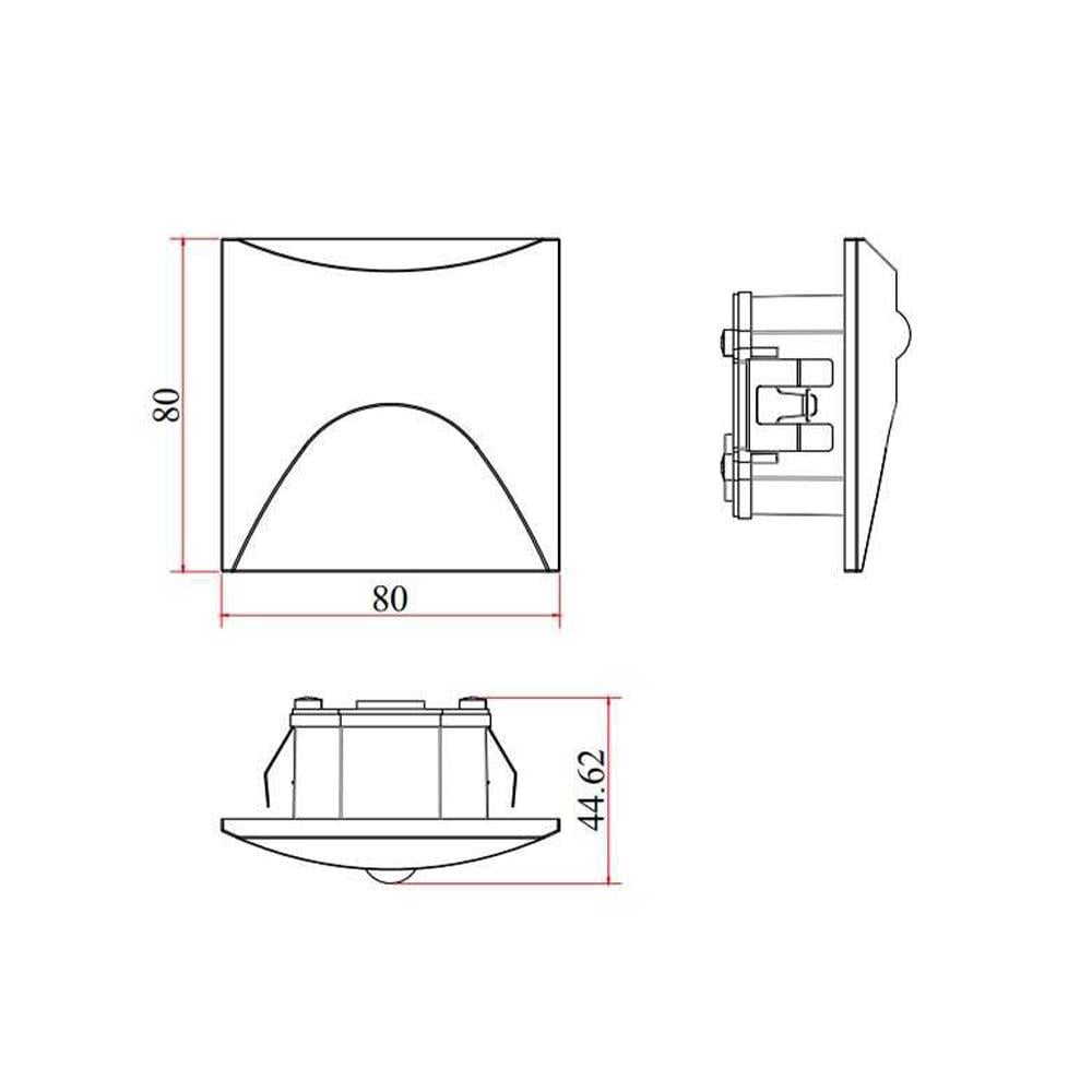 Jupiter Sensörlü LED Duvar Armatürü LW776 B