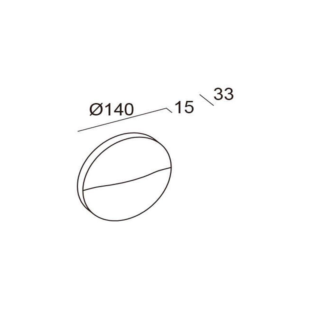 Jupiter Sıva Üstü Led Bahçe Aplik LW486 - Jupiter