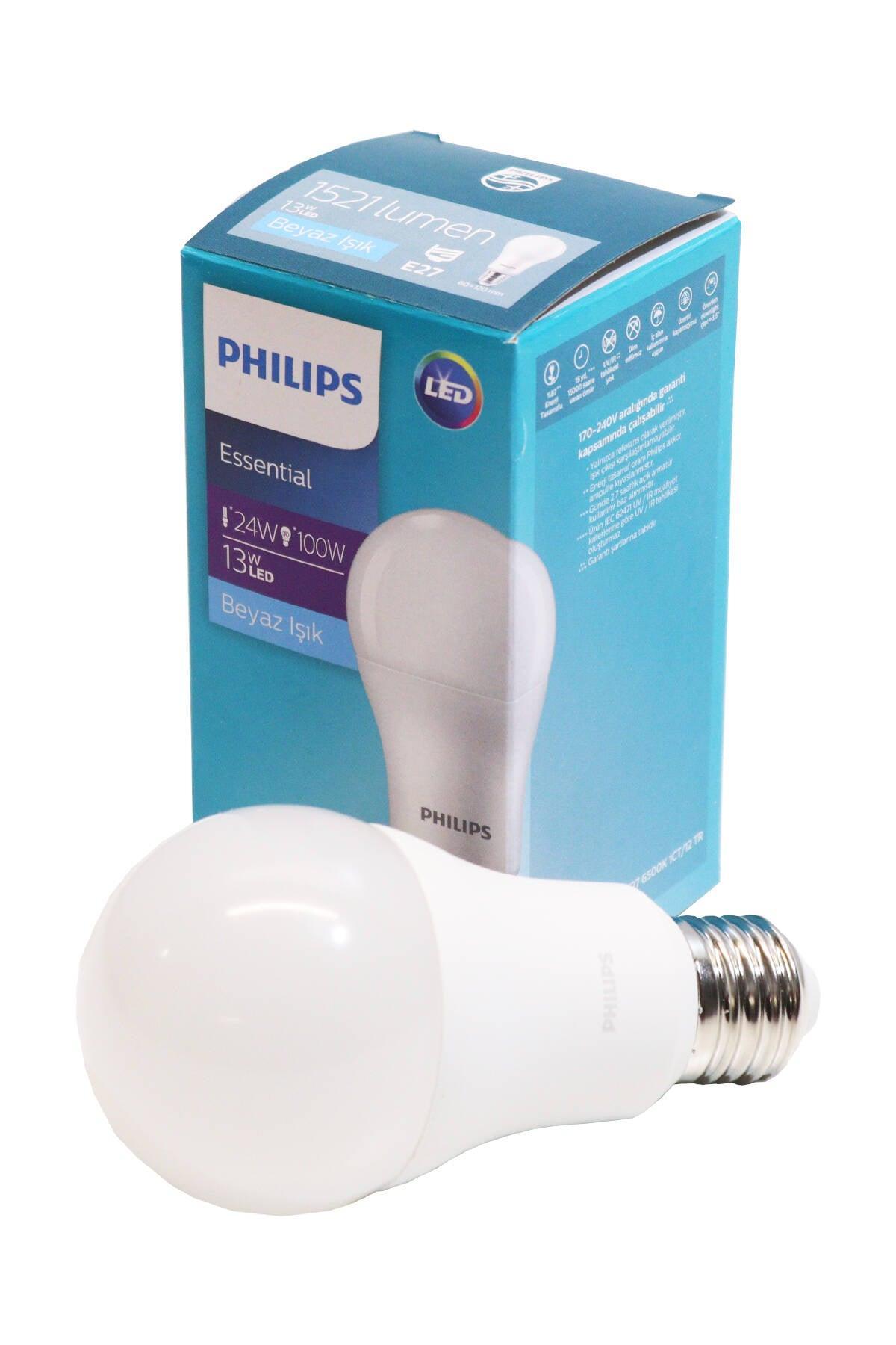 Led Ampul Essential 13W E27 Beyaz Işık - Philips