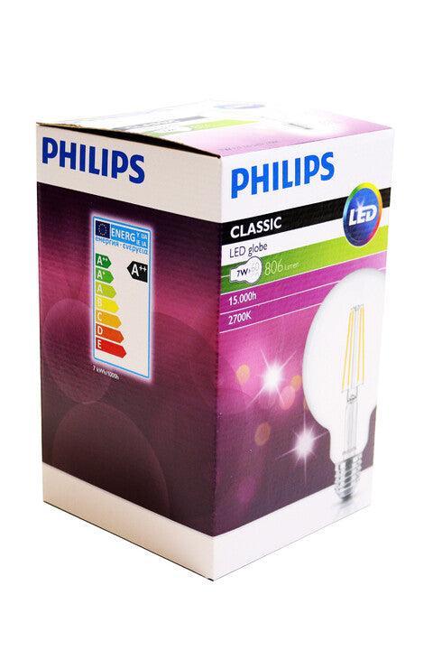 Led Globe Ampul Classic 7W E27 Sarı Işık G93 CL - Philips