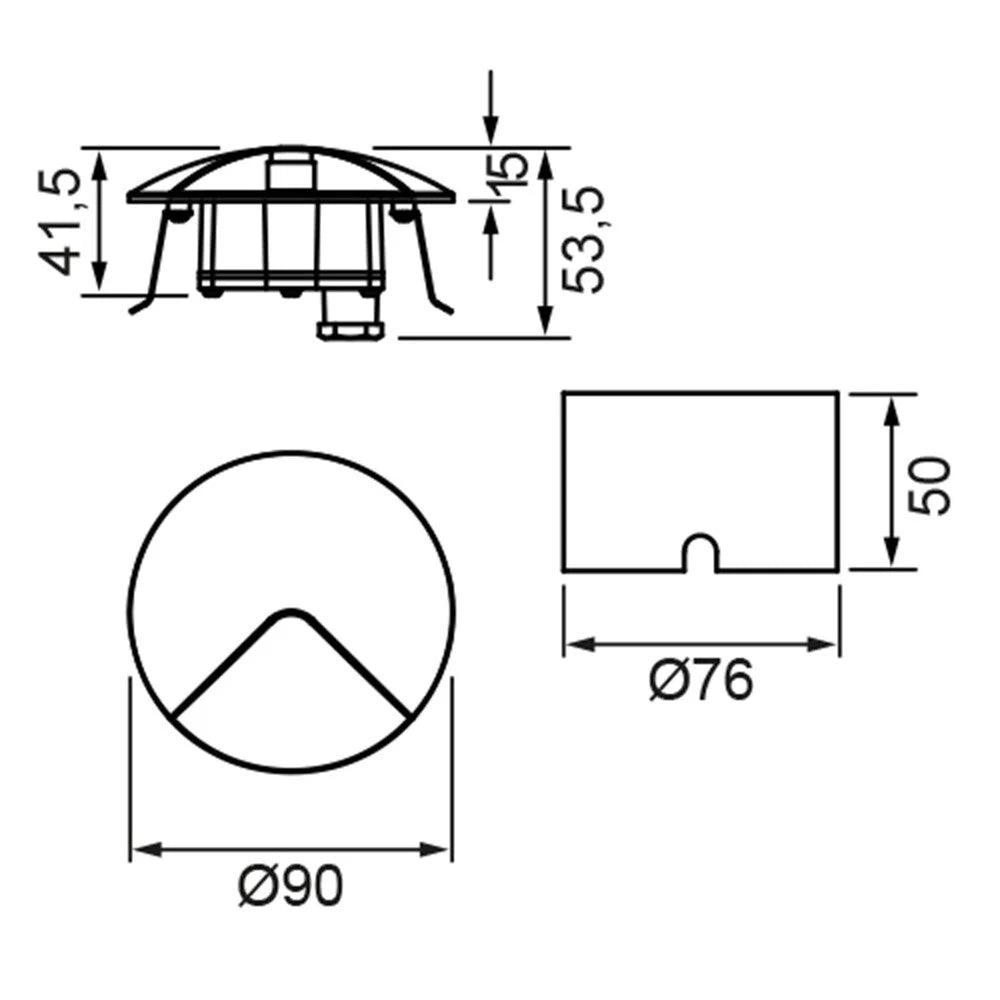 Jupiter Ledli Duvar Armatürü LW975 - Jupiter