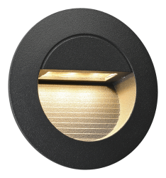 LED Siyah Yuvarlak Duvar Armatürü - Jupiter