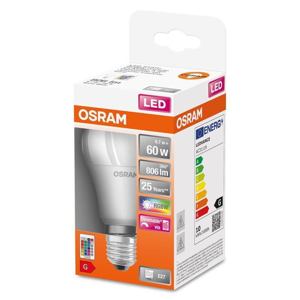 Ledvance LEDSCLA60REM 9,7W 2700K - Osram