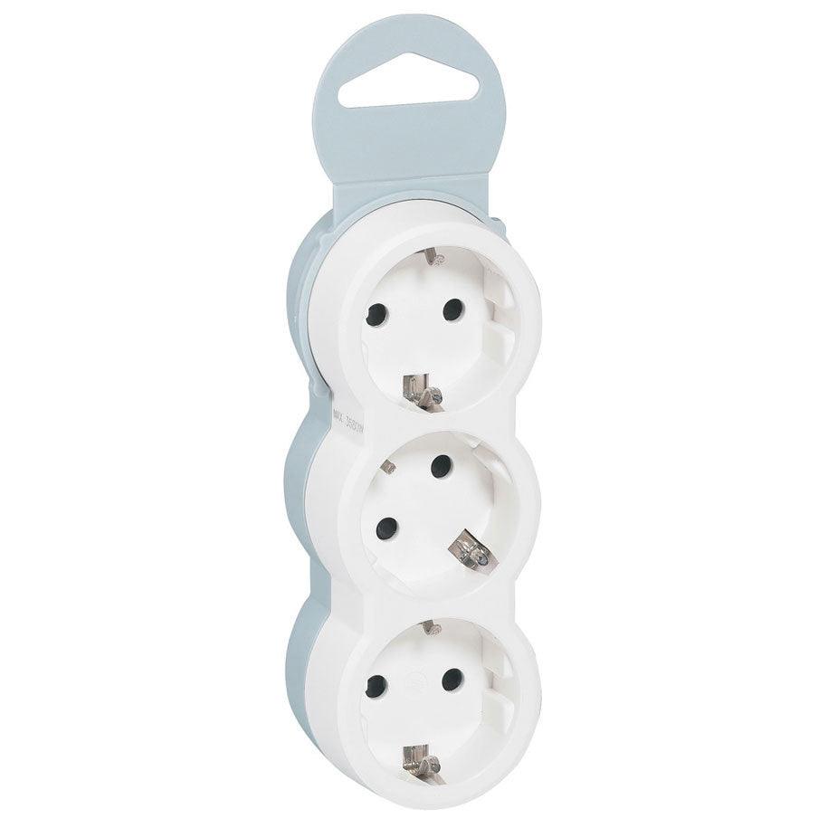 Legrand Beyaz Üçlü Fiş - 50656 - Legrand