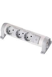 Legrand Topraklı Grup Priz 3Lü, Anahtarlı, Kablosuz - Legrand