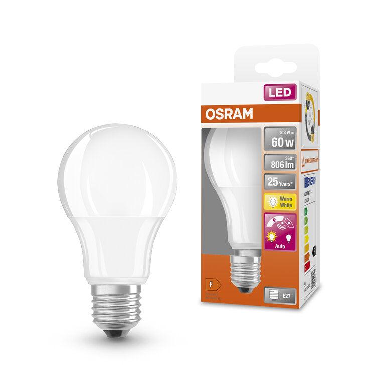 Osram Otomatik Sensörlü 9W Led Ampul A60 2700K - Osram