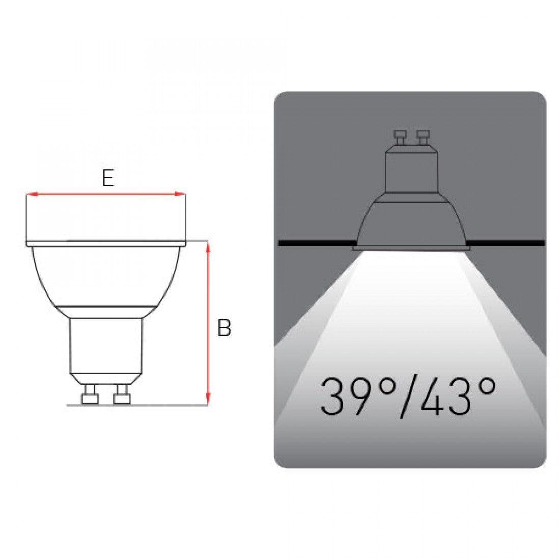 PANASONIC GU10 LED LAMBA 6W 455LM 3000K - Panasonic