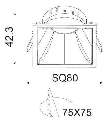 Jupiter Beyaz&Siyah Gu10 Sabit Spot JH715 - Jupiter