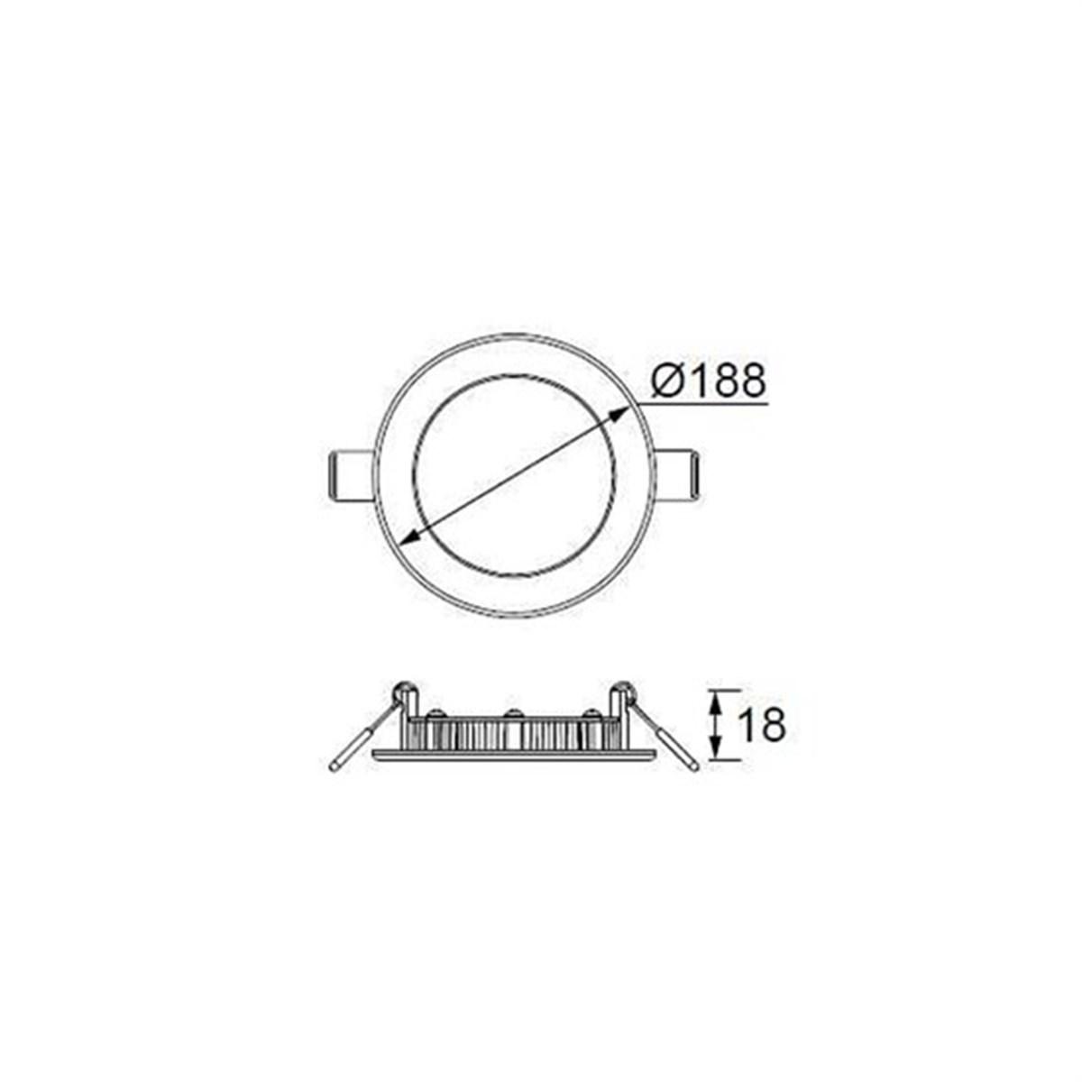 Jüpiter Slim Led Panel 15W 6500K - Jupiter