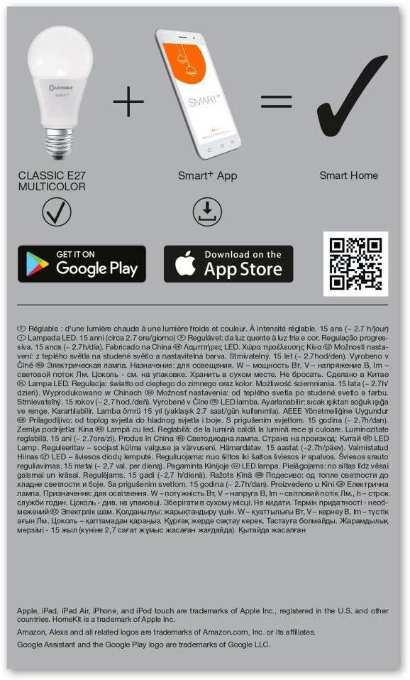 Smart RGB LED Ampul WIFI - Ledvance