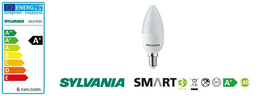 Sylvania – ToLEDo Step-Dim Cand 470lm 827 E14 Kendinden Dimli Led Ampul -0027035 - Sylvania